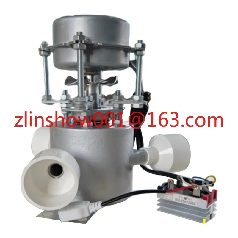 Aluminum Alloy 1000W Turbine Hydroelectric Generator 220V for Television Lighting Sliver New 230*114mm