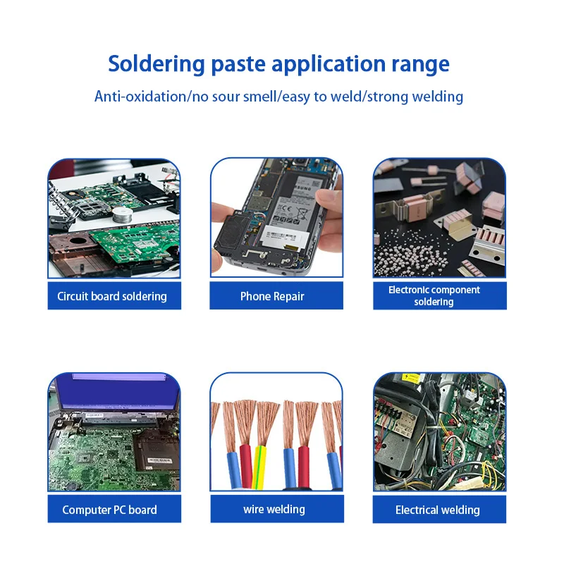 Schnell löt flussmittel paste Löt paste für verzinktes Edelstahl blech/Eisen/Kupfer/Aluminium löten/18650 Batterie