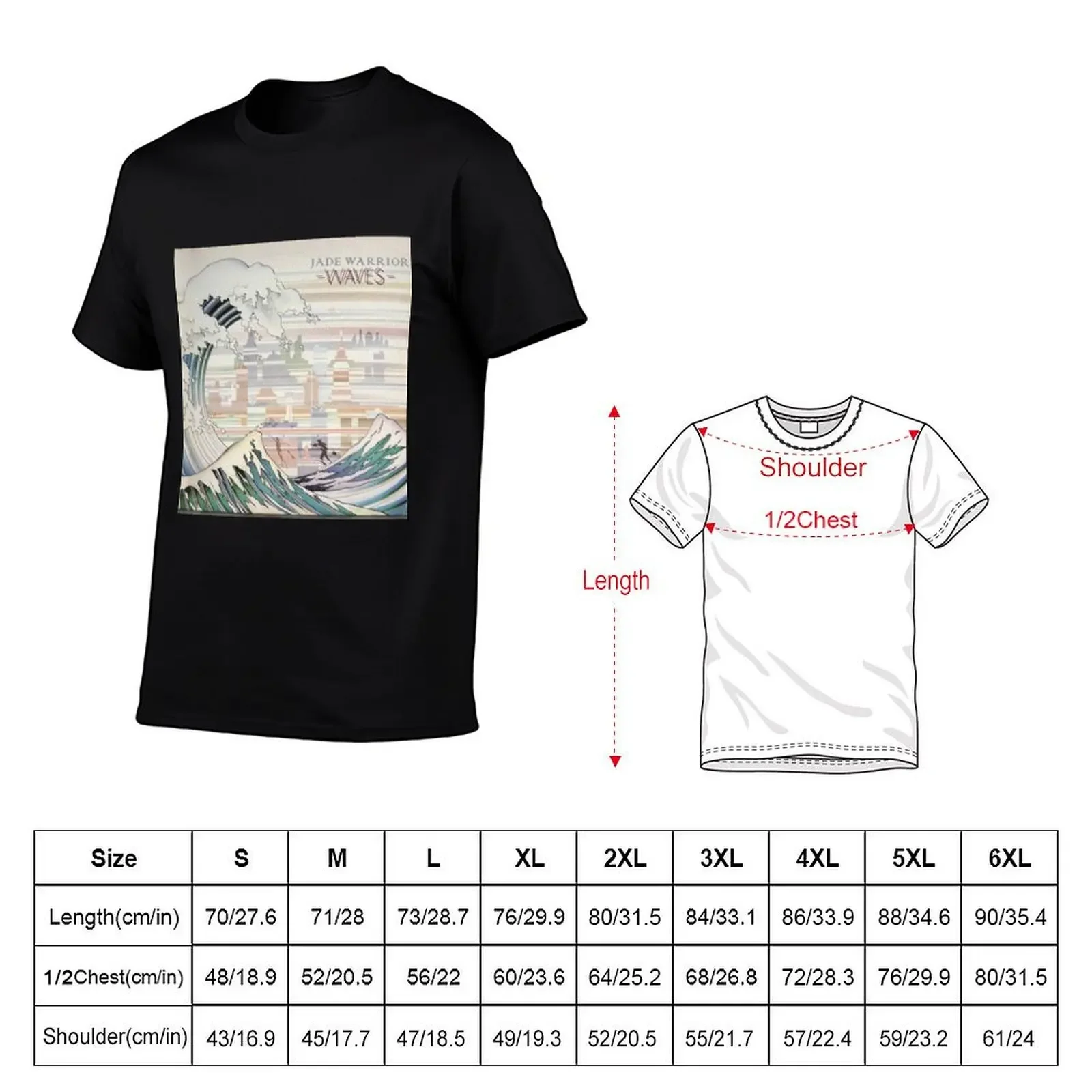 Jade Warrior, Waves, Prog, Rock T-Shirt sports fans anime figures vintage anime shirt essential t shirt shirts men