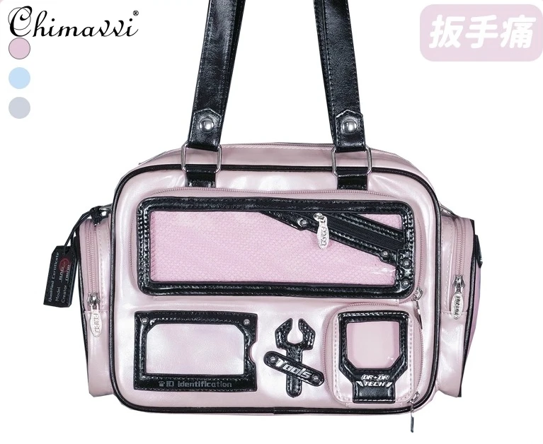 

Original Japanese Style Anime Design Pain Bag 2025 New Sweet Cool Girl Kawaii Student Small Capacity Shoulder Crossbody Bag