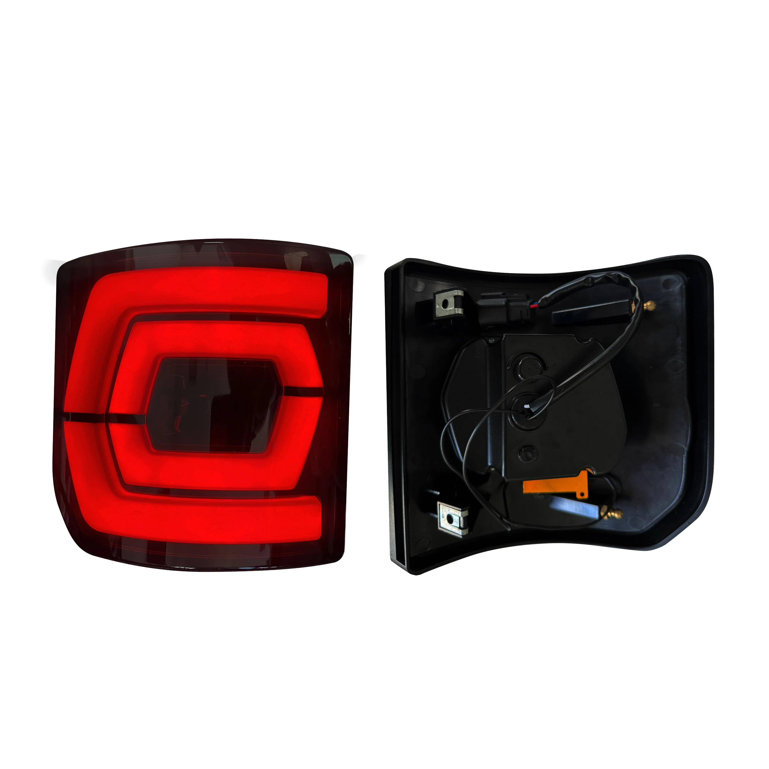 US Stock  Flush Mounted Design Smoked Lens LED Tail Light for Jeep Gladiator JT  IP68 Running Brake Turn Reverse Tail Position