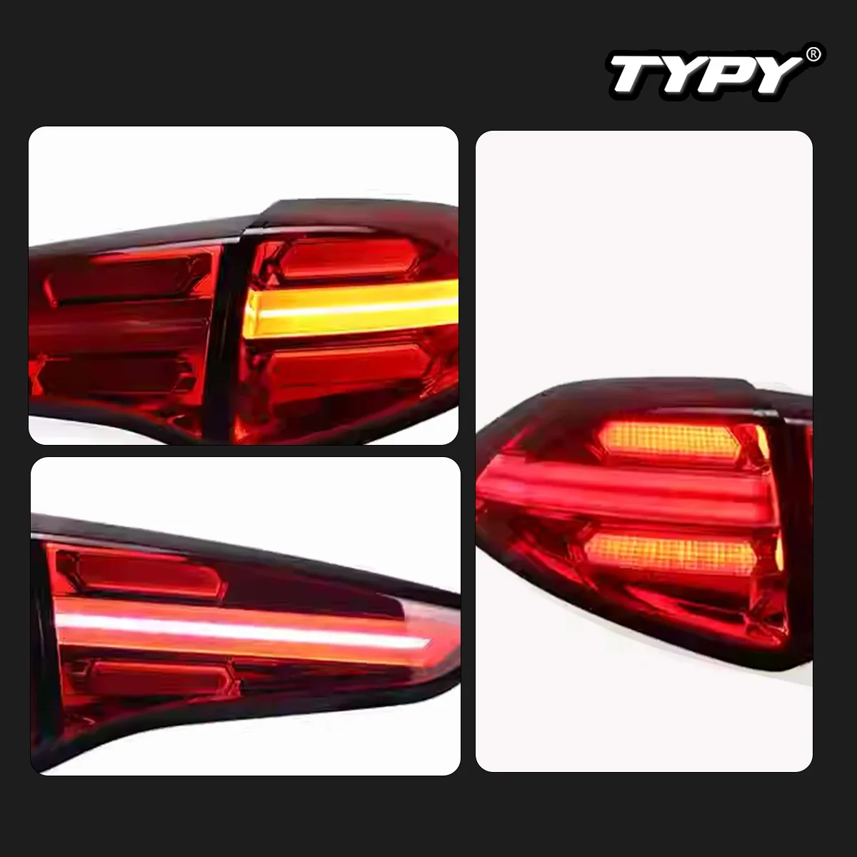 

TYPY новый светодиодный задний фонарь, обновленный, модифицированный для Hyundai Tucson, задний фонарь 2015-2018, динамический сигнальный задний фонарь, автоаксессуары