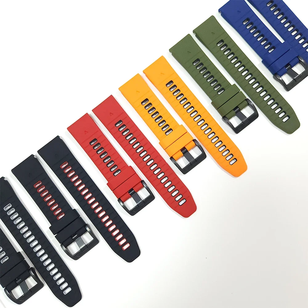 QuickFit 26mm Watch Band For Garmin D2 Mach 1 Pro 51mm Replacement Silicone Strap Accessories