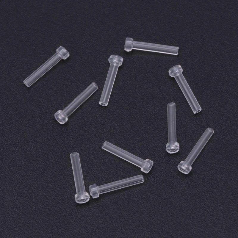 652F Earring Sleeve Tube Replacements Earrings Clutch Anti Allergy Back Plugs for Pad Protector Accessories for Teen Girls