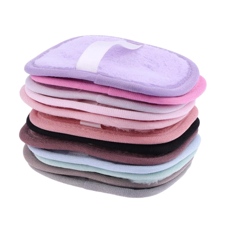 1pcs Face Towel Cloth Reusable Makeup Remover Pads Washable Make Up Towel Cosmetics Washable Makeup Towel Cleaning Pads