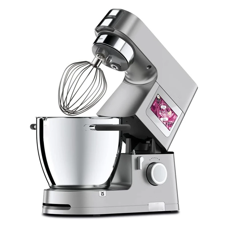 خفاقة من الفولاذ المقاوم للصدأ، ملحق لمعالجات الطعام كينوود، خفق بالون مناسب لجميع معالجات الطعام Chef XL