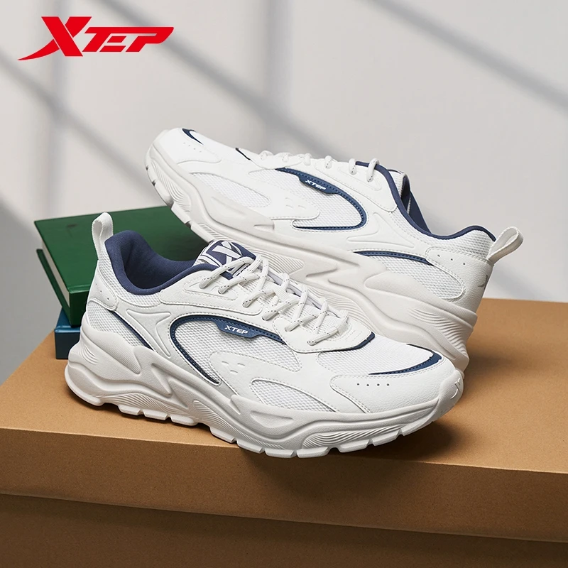 Xtep Nomadism TD Shoes For Men 2024 Autumn Street Style  Casual Shoes Durability Increase Comfortable Sneakers 876319320041