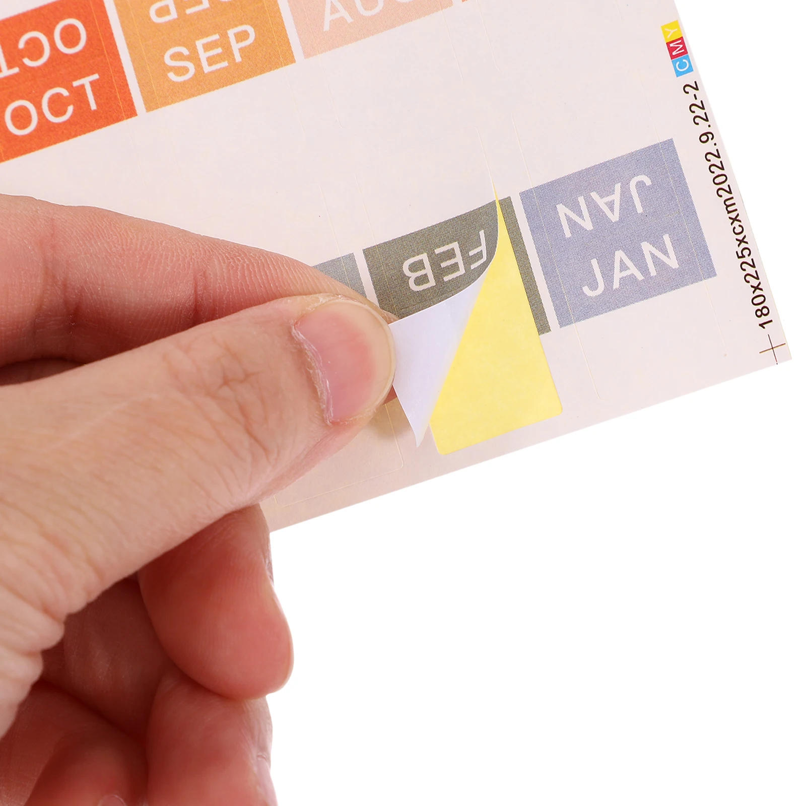 

30 Sheets Colorful Paper Adhesive Label For Journals Notebooks Planners Marking Small Notebook Portable Adhesive