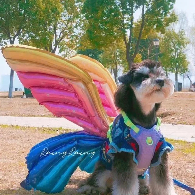 Butterfly Wing for Dog Halloween Costume Festival Dress Up Photo Props