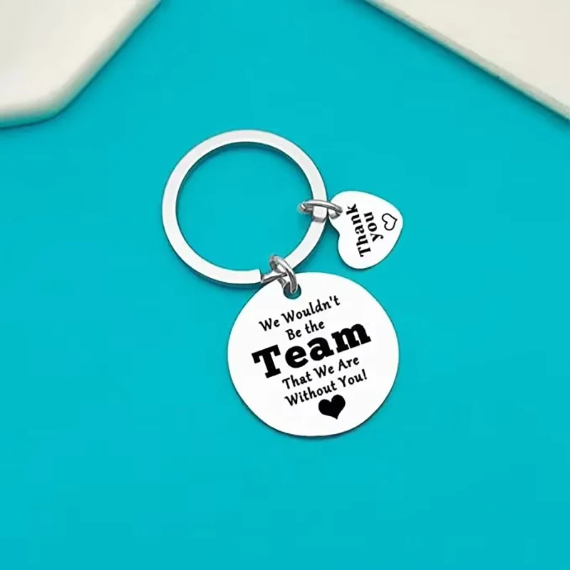 Stainless steel keychain encourages thanksgiving colleagues friendship gifts thanksgiving christmas