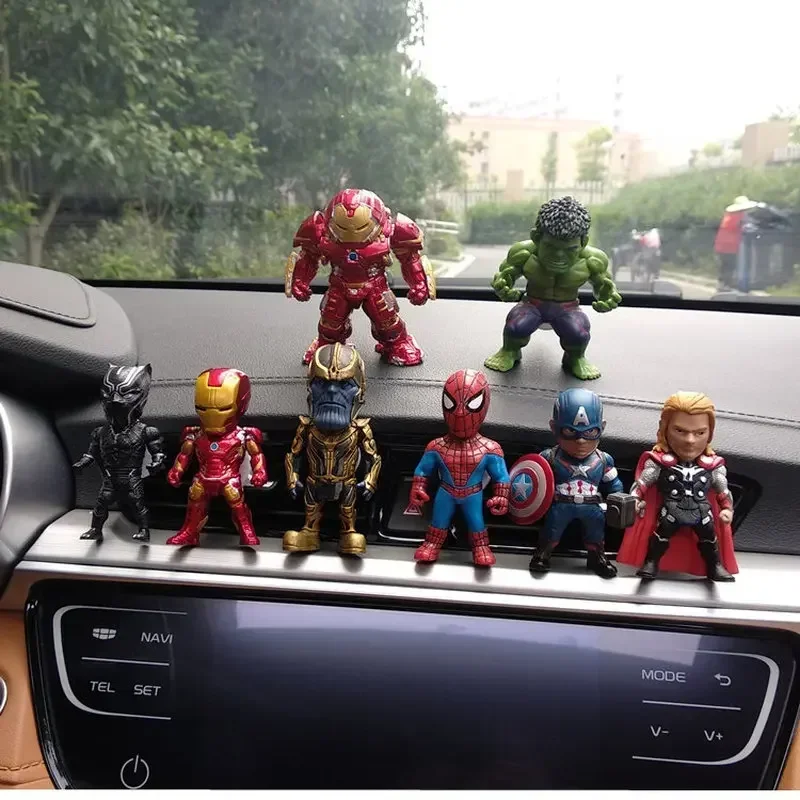 Marvel Iron Man Car Toy Perfume Interior Air Conditioning Vent Aromatherapy Decoration Fragrance Captain America Christmas Gifts