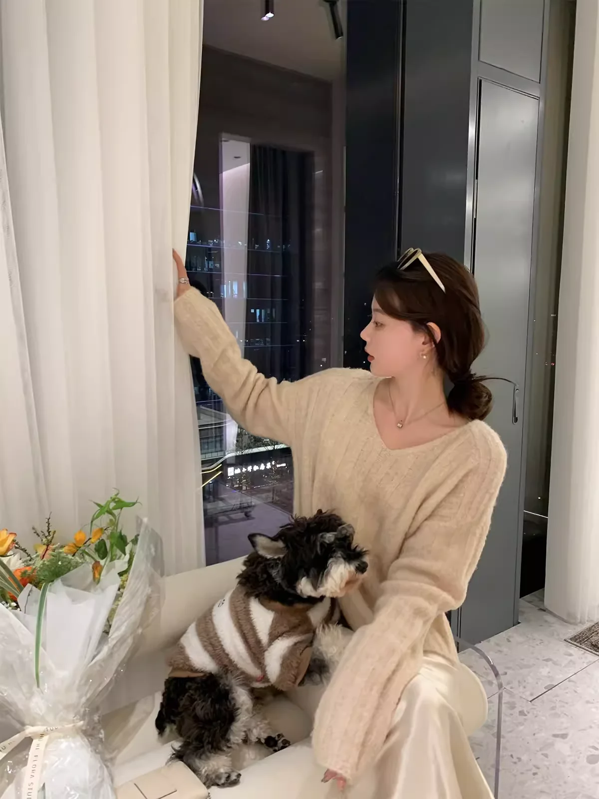 

Свитер Seeyouiceland с V-образным вырезом, из мягкой шерстяной пряжи, женский, весенний, модный, вязаный топ, удобный, теплый, из смесовой шерсти