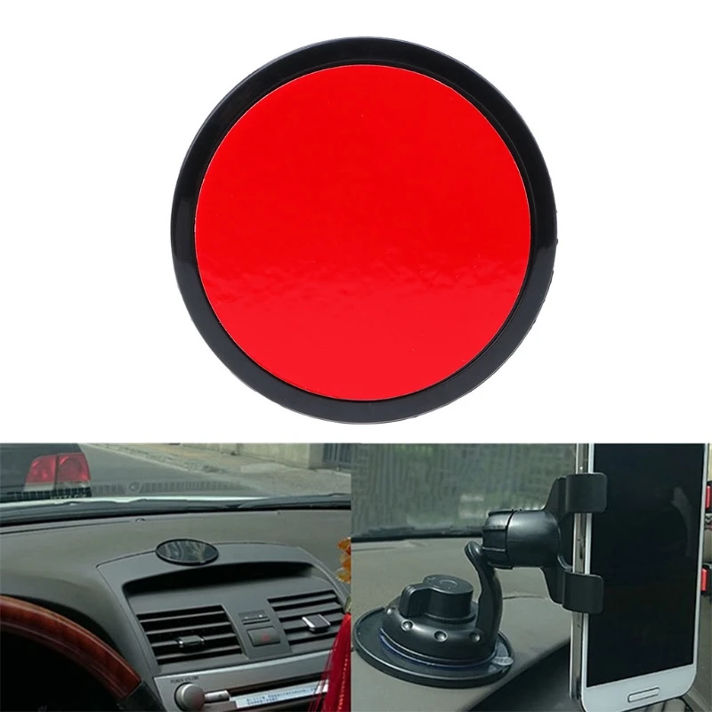 รถดูดถ้วยกาวDashboard Mount Disc Padฐานสำหรับโทรศัพท์GPS Stand Holde