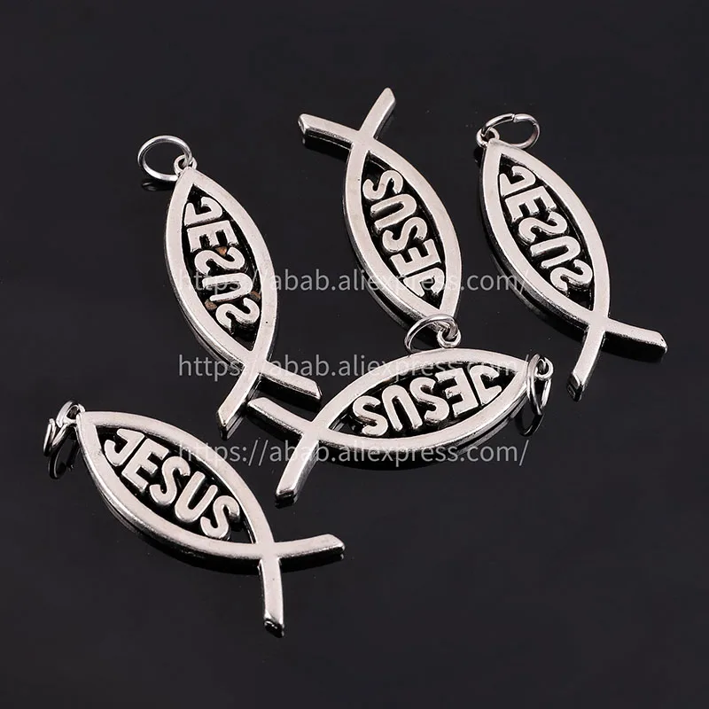 5 Pieces/Religious Bronze Cross Christian Jewelry Cross Pendant Saint Benedict Cross Pattern Pendant Pendant Necklace.