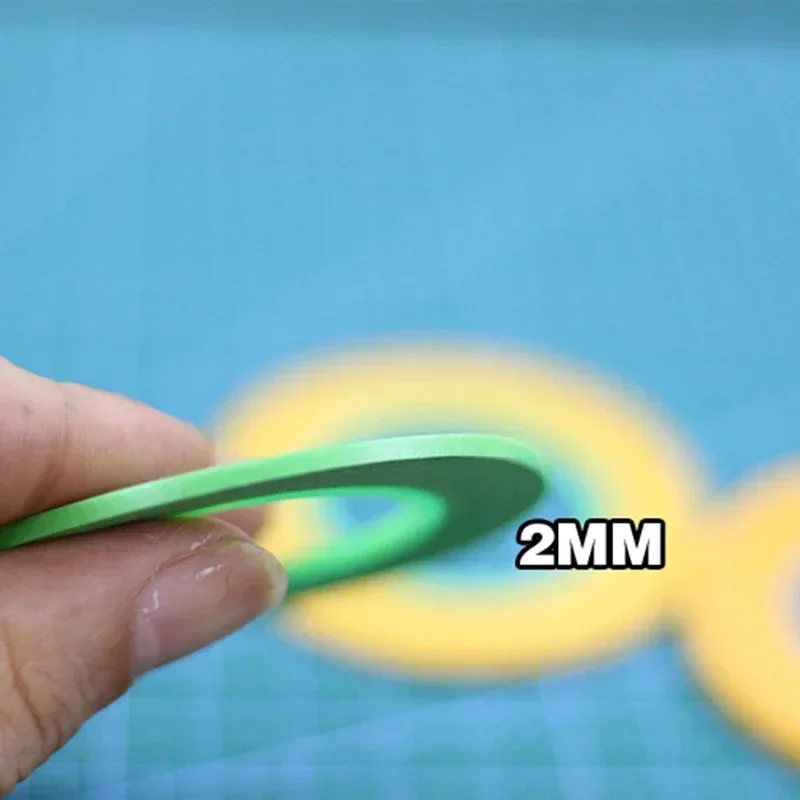 Model natryskowy kolor powłoki Ultra taśma cienka specjalna taśma maskująca DIY (szeroka 1mm/2mm/3mm) 18m/długa taśma zakrywająca model