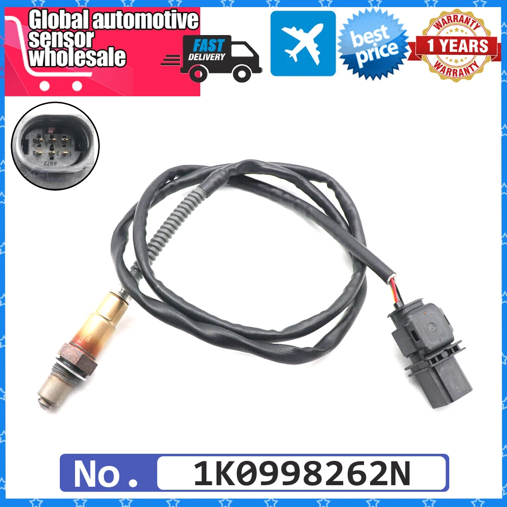 

Car NEW Upstream Air Fuel Ratio Lambda O2 Oxygen Sensor 1K0998262N for Audi A3 A4 TT Volkswagen Beetle Golf Passat Eos 234-5102