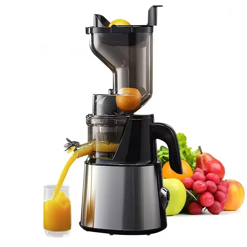 Automatic Lemon Citrus Extractor Commercial Orange Low Speed Machine Big Mouth Cold Press  Slow Juicer For Home