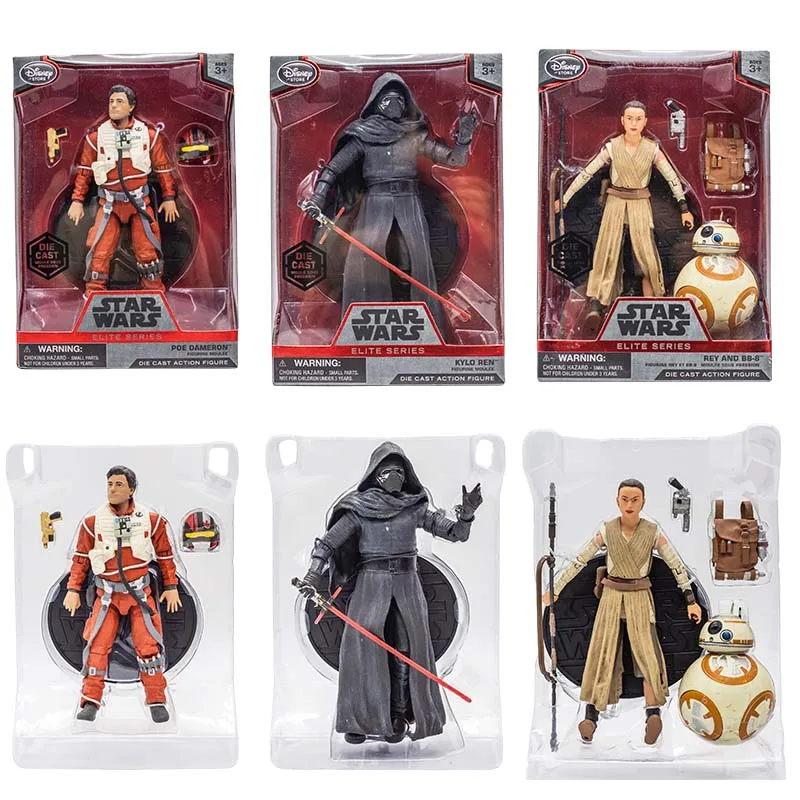 ディズニー-スターウォーズのアクションフィギュアディマルスターウォーズオリジナルシリーズカyloレンポダメロン人形おもちゃ子供向けギフト装飾品
