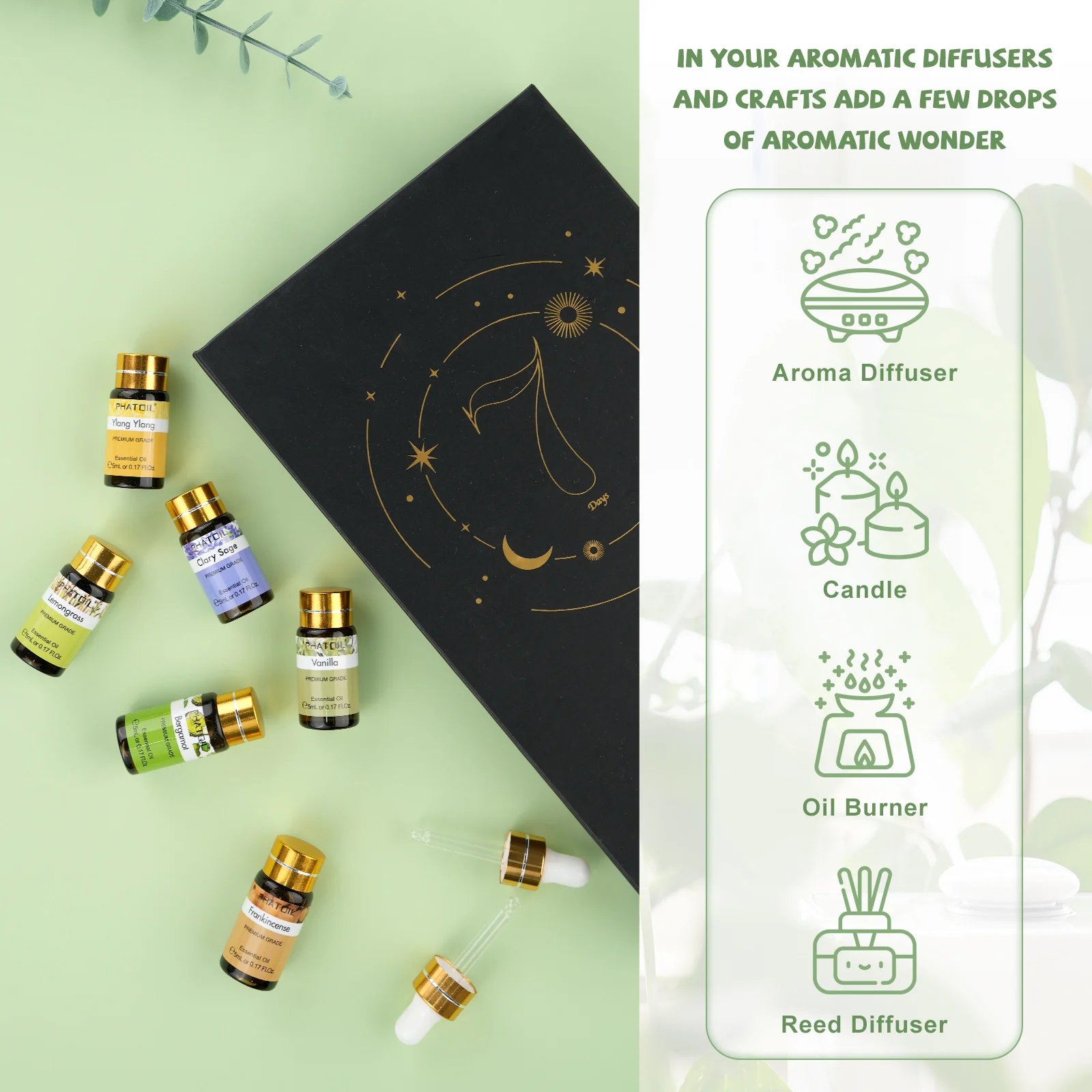 PHATOIL 15PCS Essential Oils S - Soap Making Essentials ulasan dan harga