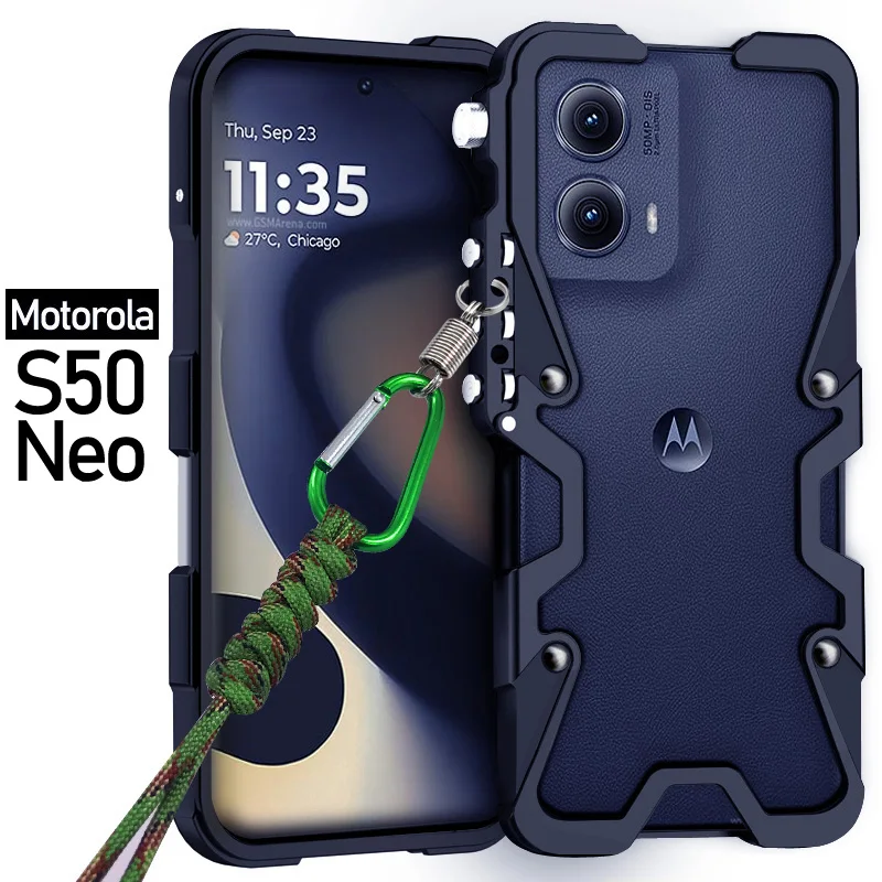 

Armor Screw Metal Bumper Aluminum Frame Case Shockproof Cover For Motorola G85 S50 Neo Edge 2024 2023 40 Neo S30 50 Pro X50Ultra