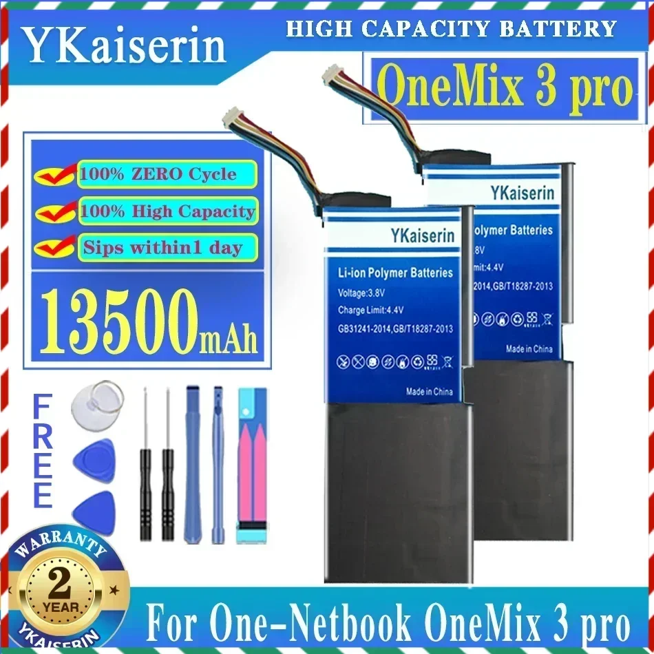 

YKaiserin Cycle 13500 мАч аккумулятор для One-Netbook OneMix 3 Pro 3pro Высококачественный сменный аккумулятор