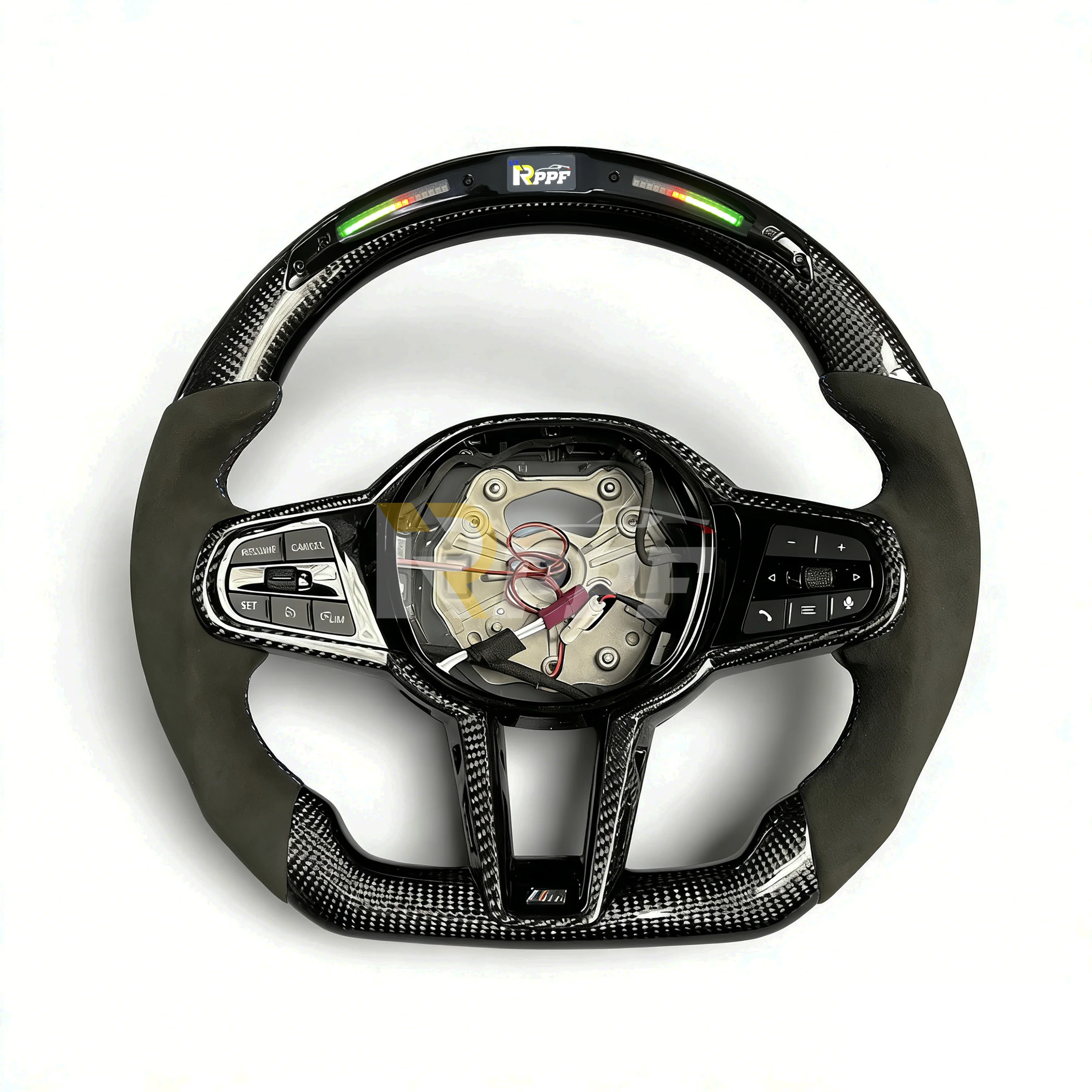 

For BMW LCI M Series G20 G22 G28 G30 G80 F87 F90 Carbon Steering Wheel RPPF Customized Wheel with LED Screen Sports Design