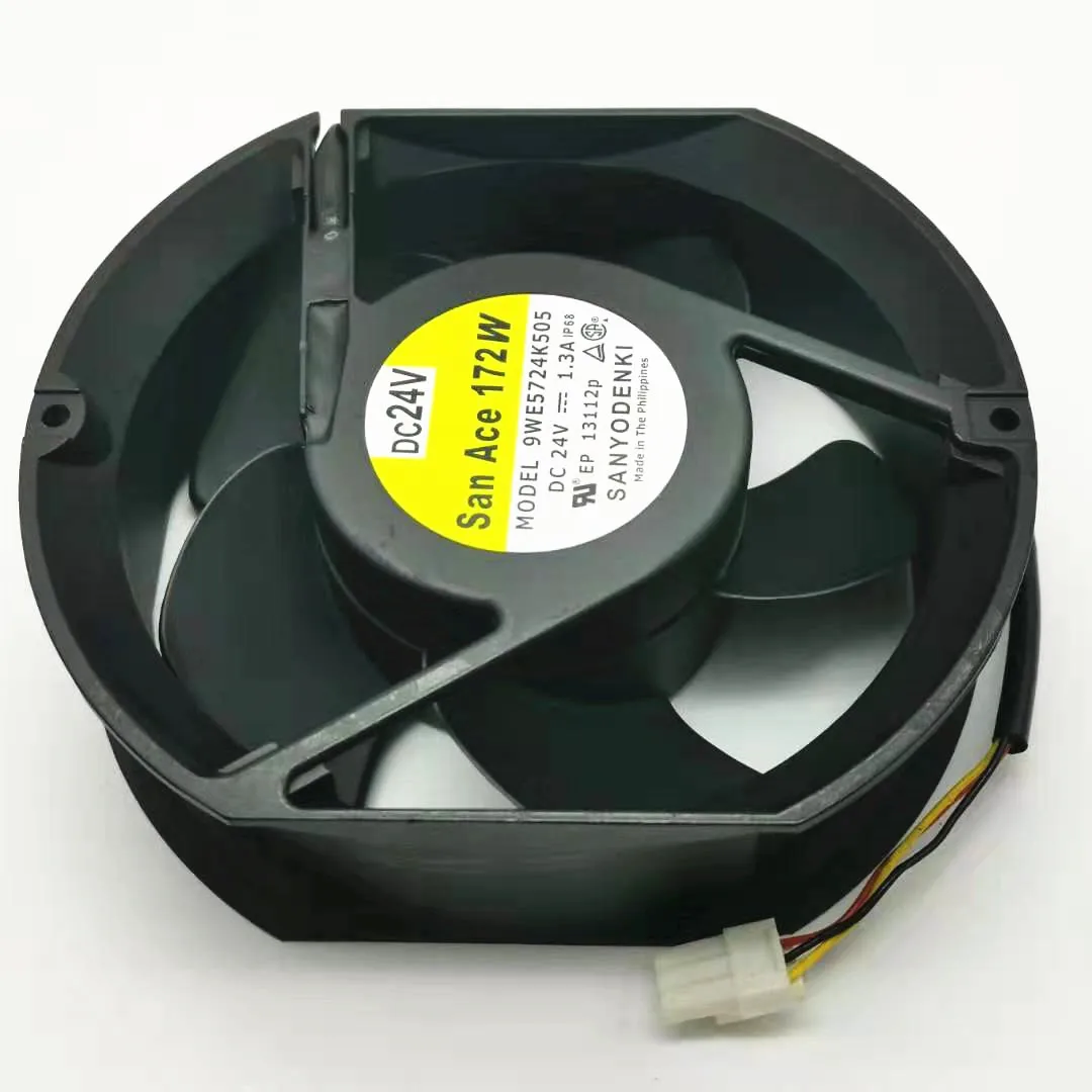 

Sanyo Denki 9WE5724K505 Server Cooling Fan DC 24V 1.3A 172x150x51mm 3-Wire