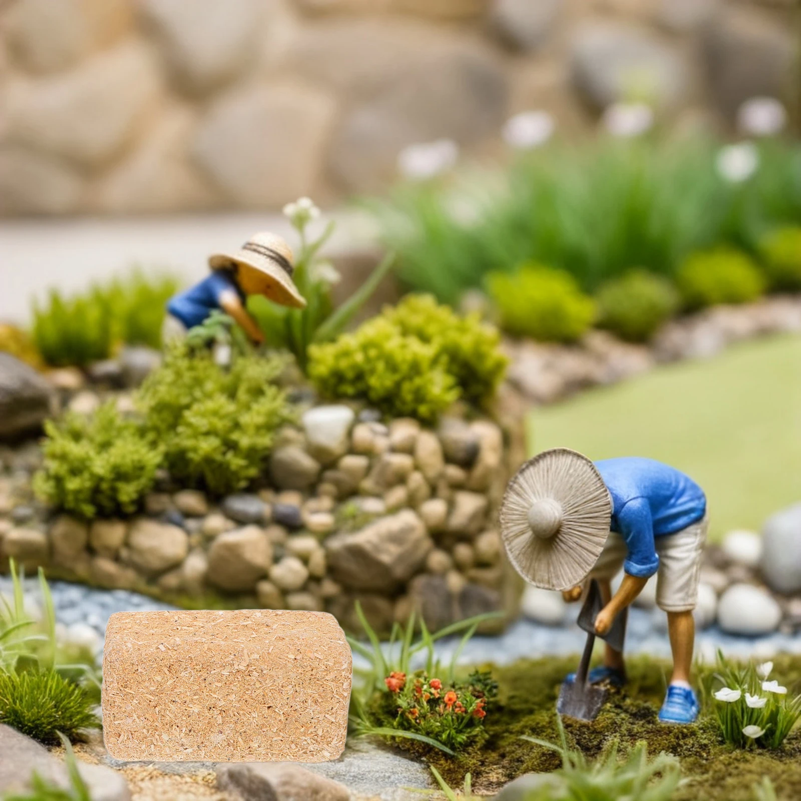 

12 шт. миниатюрные украшения для фермы, украшения для вечеринки в виде животных, цвета хаки, осенние искусственные тюки сена