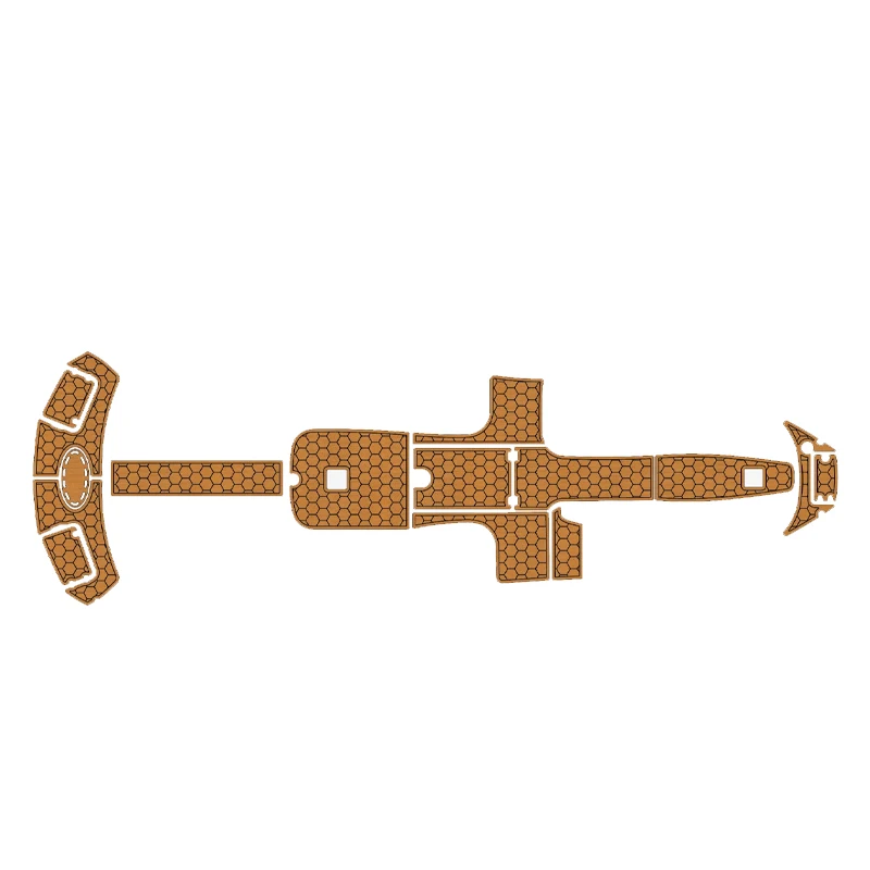 

custom yechat Marine Mat for 2004-2009 Chaparral 256 SSI Swim Platform Cockpit Pad Boat EVA Foam Teak Deck Floor Mat