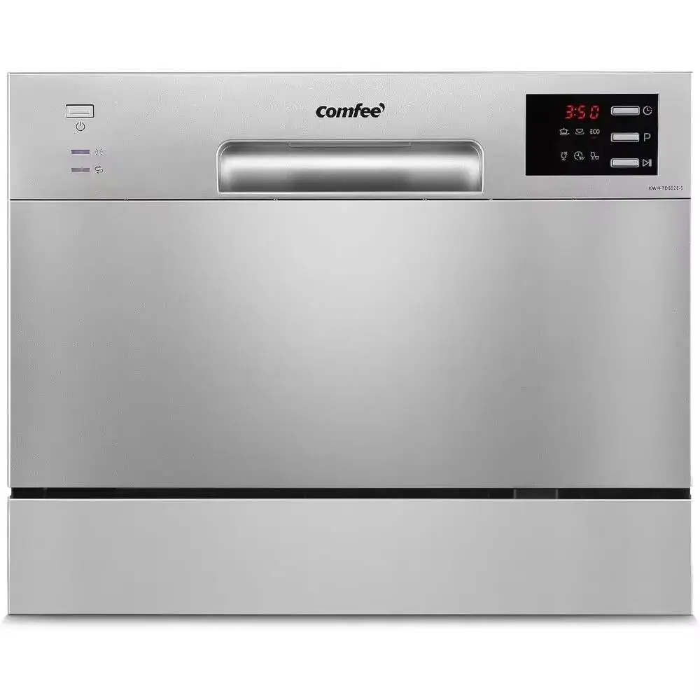 COMFEE Freestanding Compact Dishwasher, LED display, 6.5 liters, Noise level: decibels 47