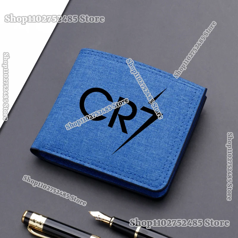 football stars Cristiano Ronaldo Wallets Figures Printed Purses Convenient Money Bags Card Holders Portable Storage Short Wallet view 2