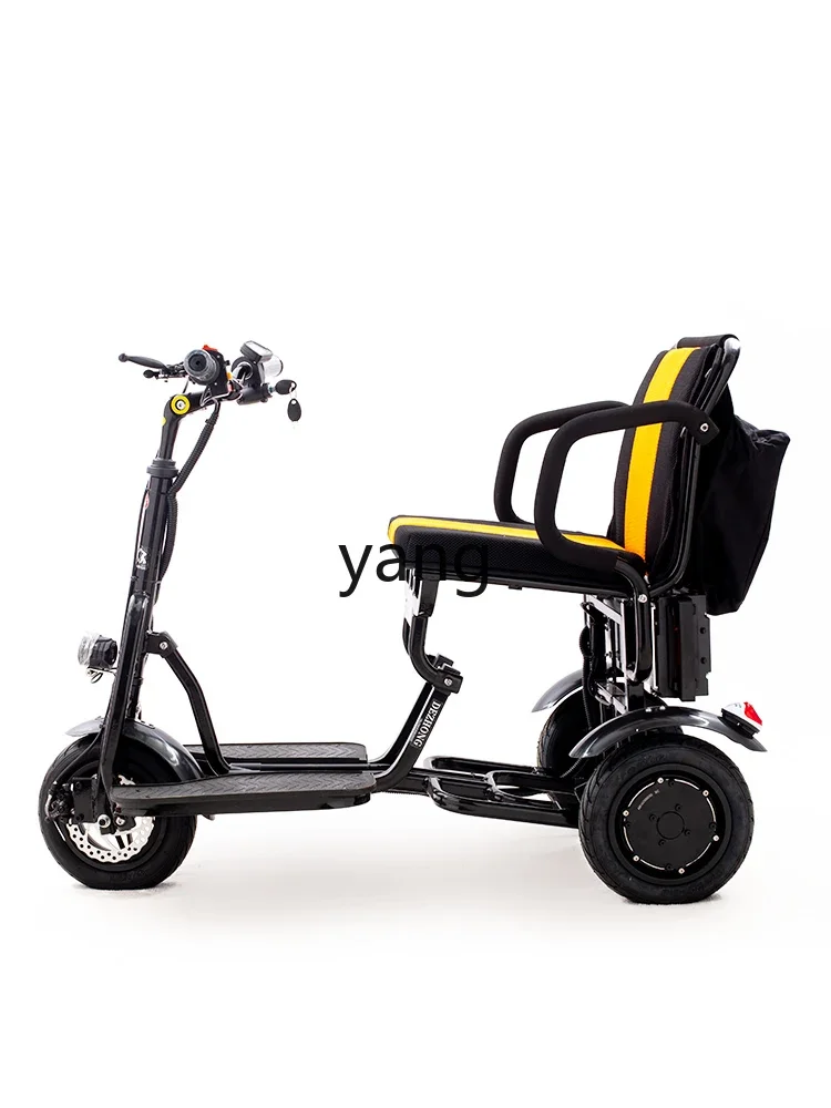 

LTT folding elderly electric three wheels = elderly scooter small power household battery car lightweight
