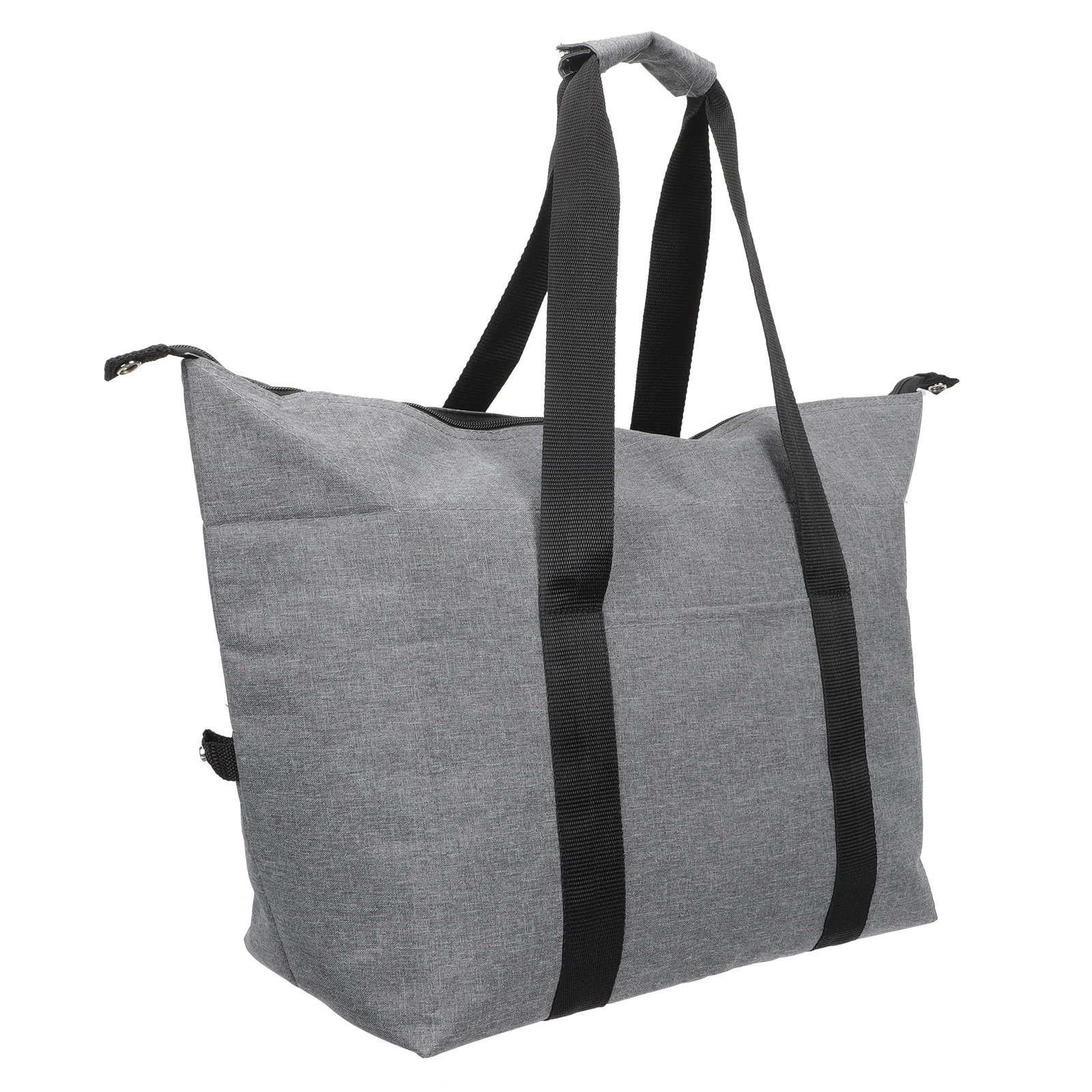 

Insulated Bag Ice Lunch Container Large Capacity Grey Oxford Cloth Thermal Storage Handbag Portable Picnic Sundries Bag