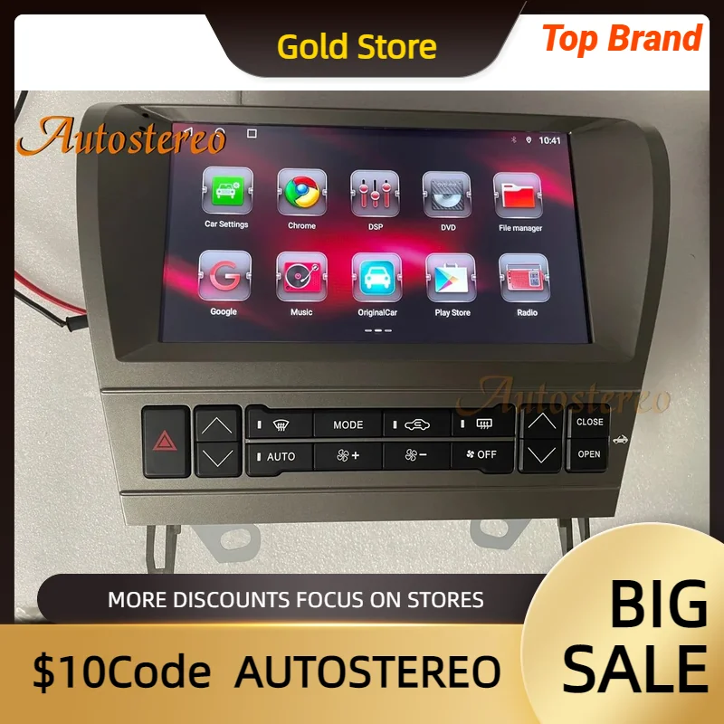 Carplay Android 14 Auto Stereo For Lexus SC430 2000-2009 Car GPS Navigation Multimedia Player HeadUnit Radio Tape Recorder