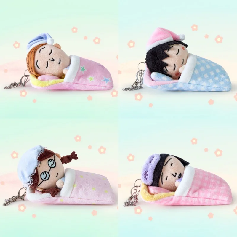 

Cartoon Chibi Maruko-Chan Momoko Kazuhiko Tamae Quilt Dream Series Detachable Plush Keychain Itabag & Canvas Bag Decoration Gift