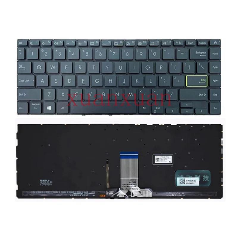 

Клавиатура для ноутбука Asus ocean14eq redolbook14f s433 s4600 v4050f nico14ea, новая