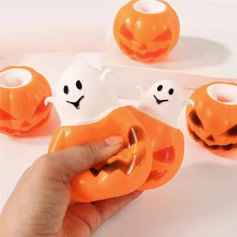Halloween Pumpkin Ghost Squeeze  Halloween Stress Relieving -Y44A