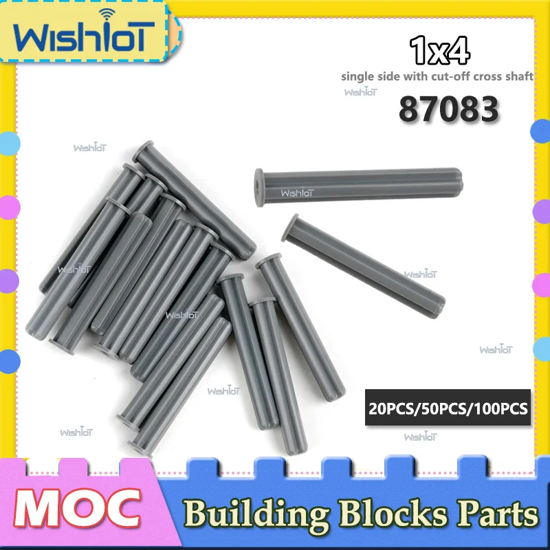 

1x4 односторонняя с отрезанным поперечным валом, технология строительного блока, сборка 87083, детали, кирпичи, сменные аксессуары