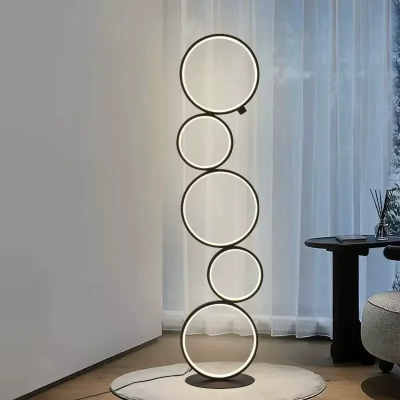 Light Luxury New Floor Lamp Bedroom Nordic Modern Bedside Decorative Lamp Bedside Creative Decoration Voice-activated Floor