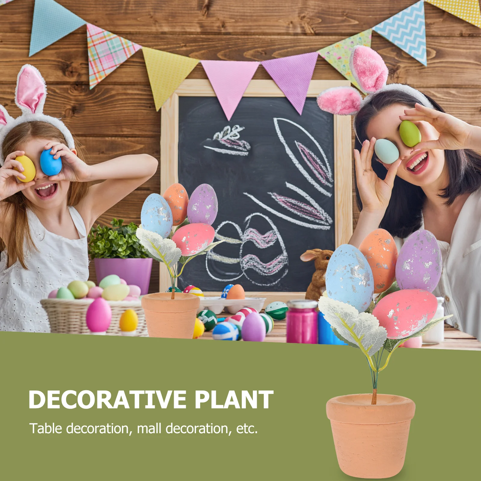 

Egg Statue Fine Craftsmanship Easter Home Decorations Desktop Decor Party Home Decoration Easter Tabletop Centerpiece