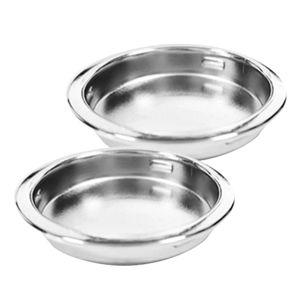 

2pcs Steel Barn Door Handle Round Sliding Gate Pull For Garage Cabinet Closet Kitchen Internal Door Dual-Side Finger Pull