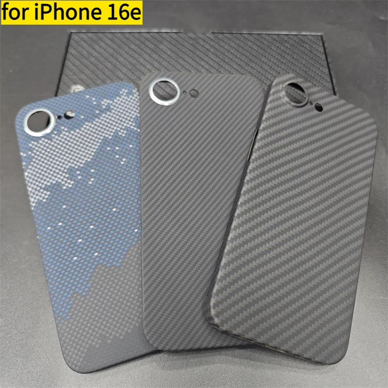 

Наливной IPhone 16e Étui Magnétique Aramide Fiber De Carbone Magsafe Étui Anneau En Métal Ultra-mince Fiber D'aramide De Protection