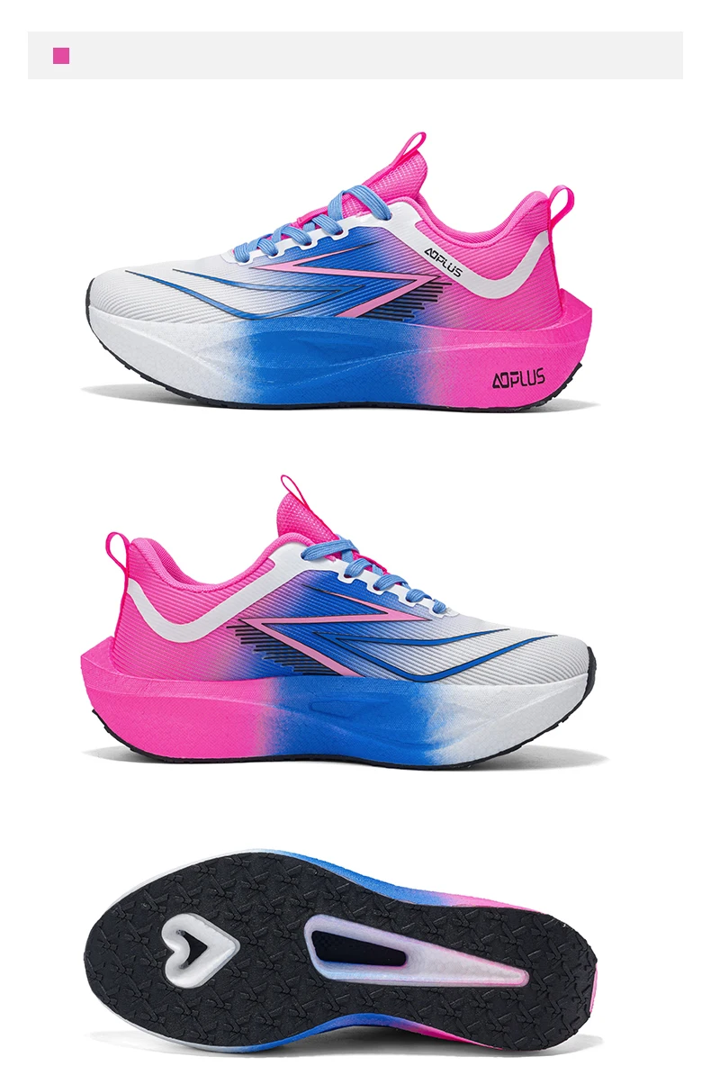 Herren Marathon-Laufschuhe mit Carbonplatte, Spezial-Sportschuhe für Outdoor, Atmungsaktiv, Leicht, Bequeme Damen-Sneaker – Detail 7