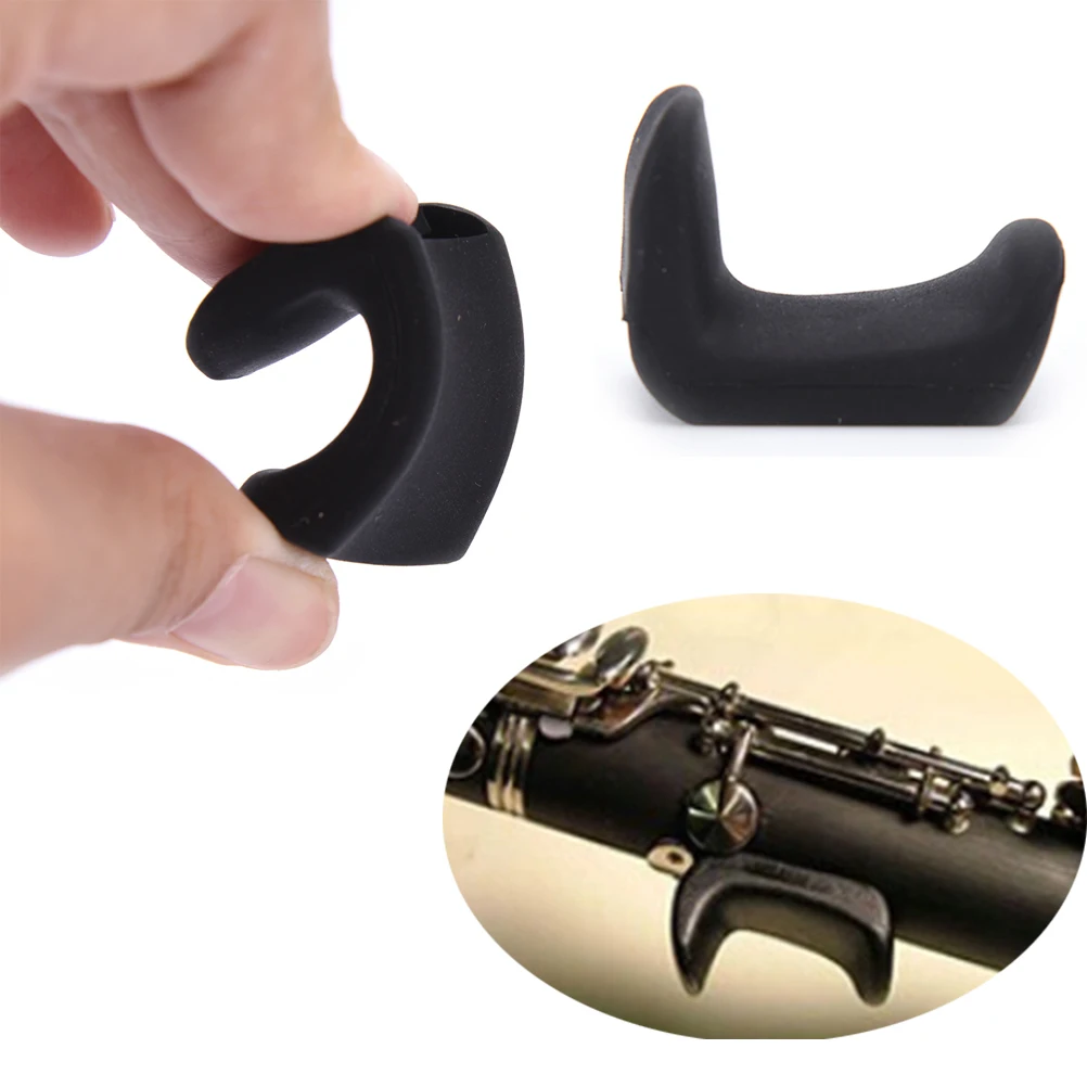 1 Pc Playing Clarinet Oboe Thumb Saddle Soft Rubber Ergonomic Finger Rests Musical Instrument Accessories