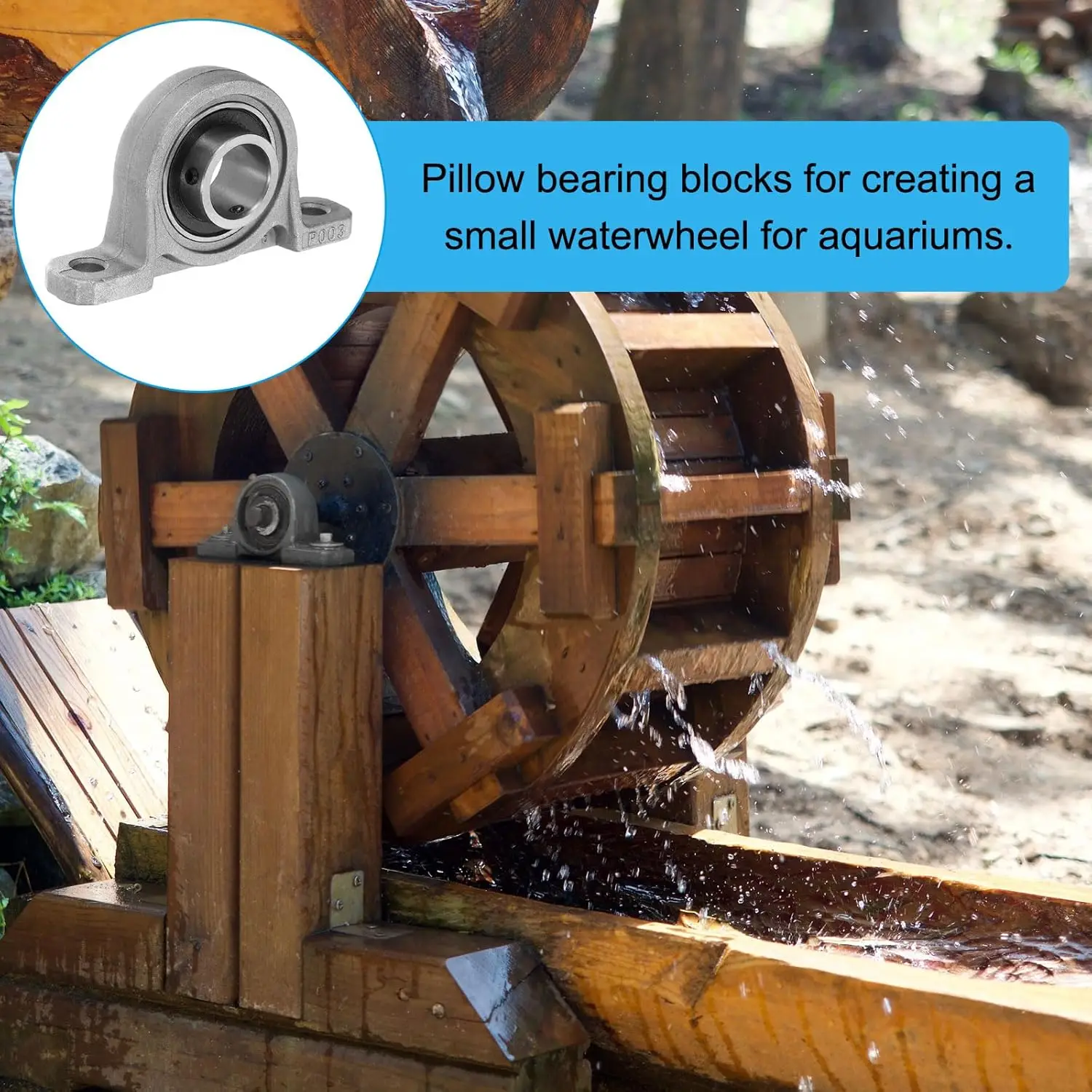 Zinc Alloy Pillow Block Bearing KP08 KFL08 8mm Inner Bore Shaft Rod Bearings Brackets Self-Alignment Mounted Ball Bearings