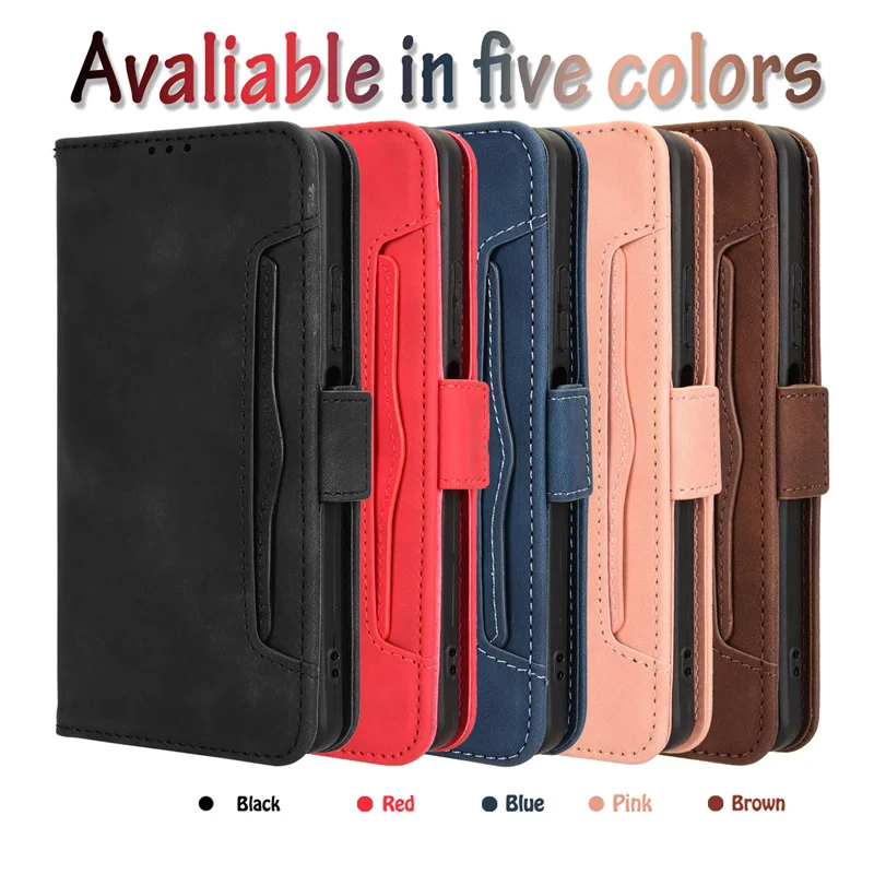 For Tecno Spark 20 Pro 5G Flip Type Phone Case for Tecno Spark 20 Pro 5G KJ8 Leather Multi-Card Slot Mobile phone Wallet case