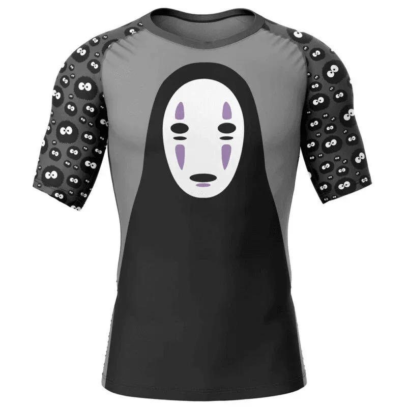 Retro Trend Round Neck 3D Digital Printing Fashion Hot Tight Fitness T-shirt New Summer