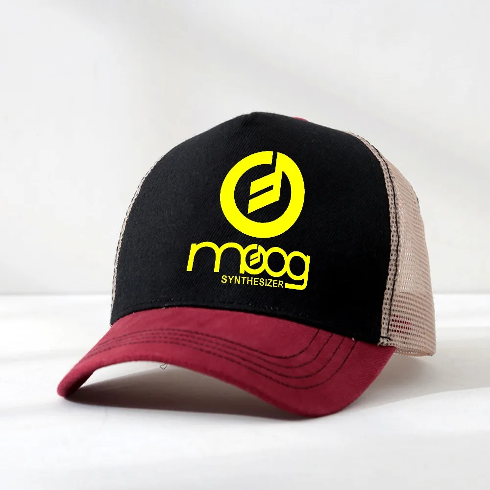 

Moog Synthesizer Black Print denim Hat Lightweight Cap Female Baseball Cap For Men Summer Outdoor Adjustable Casual Hats