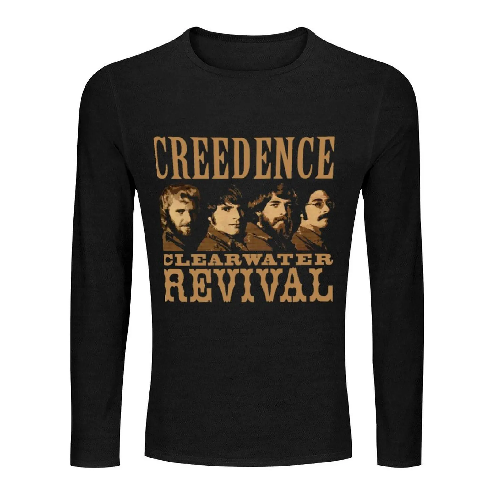 Creedence Clearwater Revival Langes T-Shirt Anime Kleidung schnell trocknendes T-Shirt T-Shirts Mann Männer Trainingsshirt