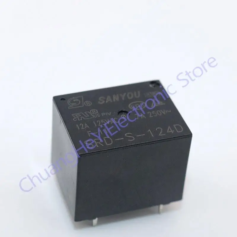 Original New SANYOU SRD-S-105D SRD-S-112D SRD-S-124D 5PIN 10A 5VDC 12VDC 24VDC Power Relay Replaceable (JQC)HF3FF